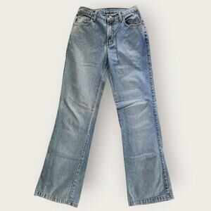 Ralph Lauren Polo Jeans Women's Size 4 Blue Light Wash Flare Vintage Y2K